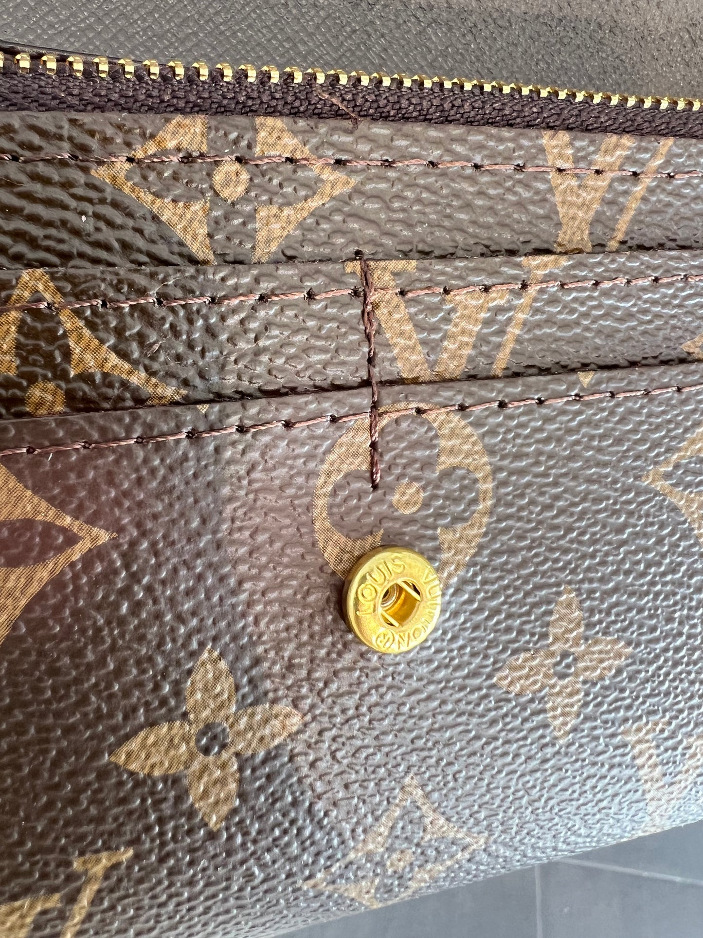 Lv Wallet Emilie Monogram Brown