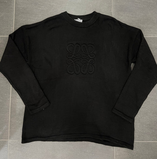 Loewe Oversized Knitwear Black