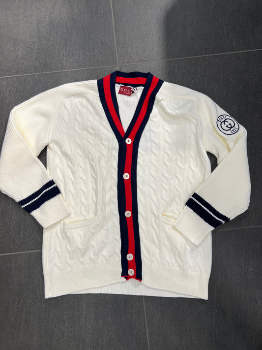 Gucci White Button Knitwear