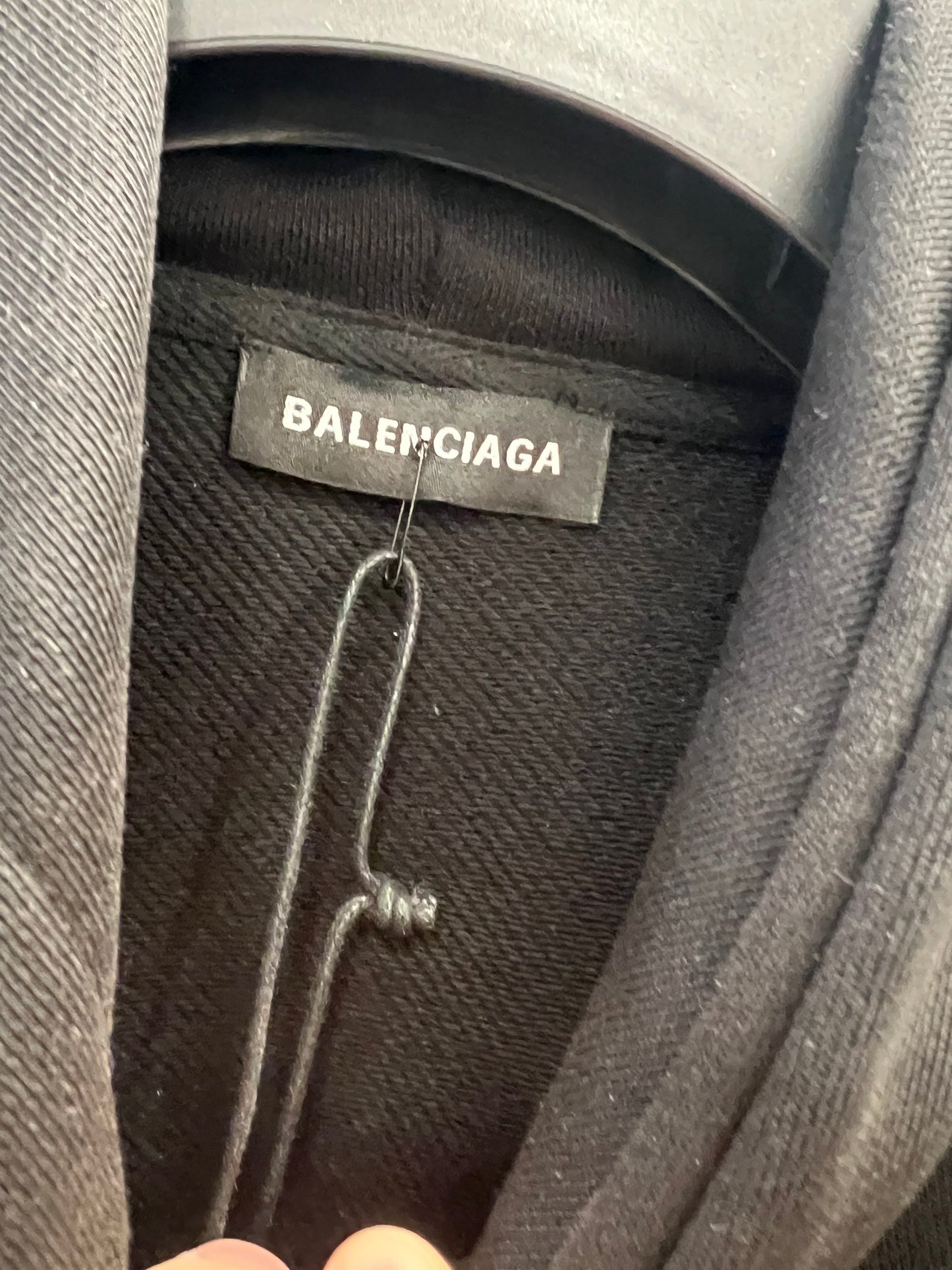 Balenciaga Activewear Black Hoodie