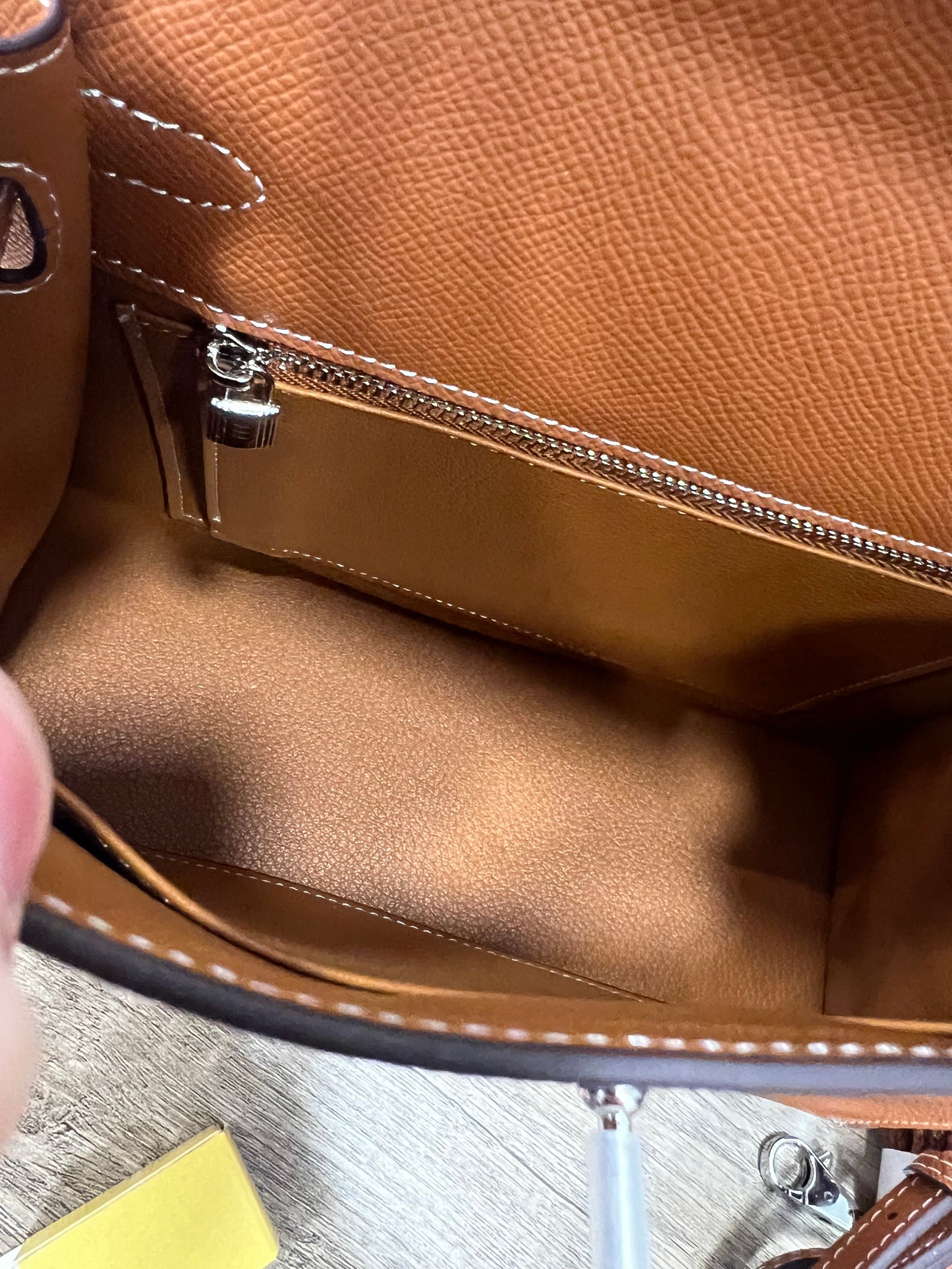 Hermes Kelly 25 Taba Epsom Leather