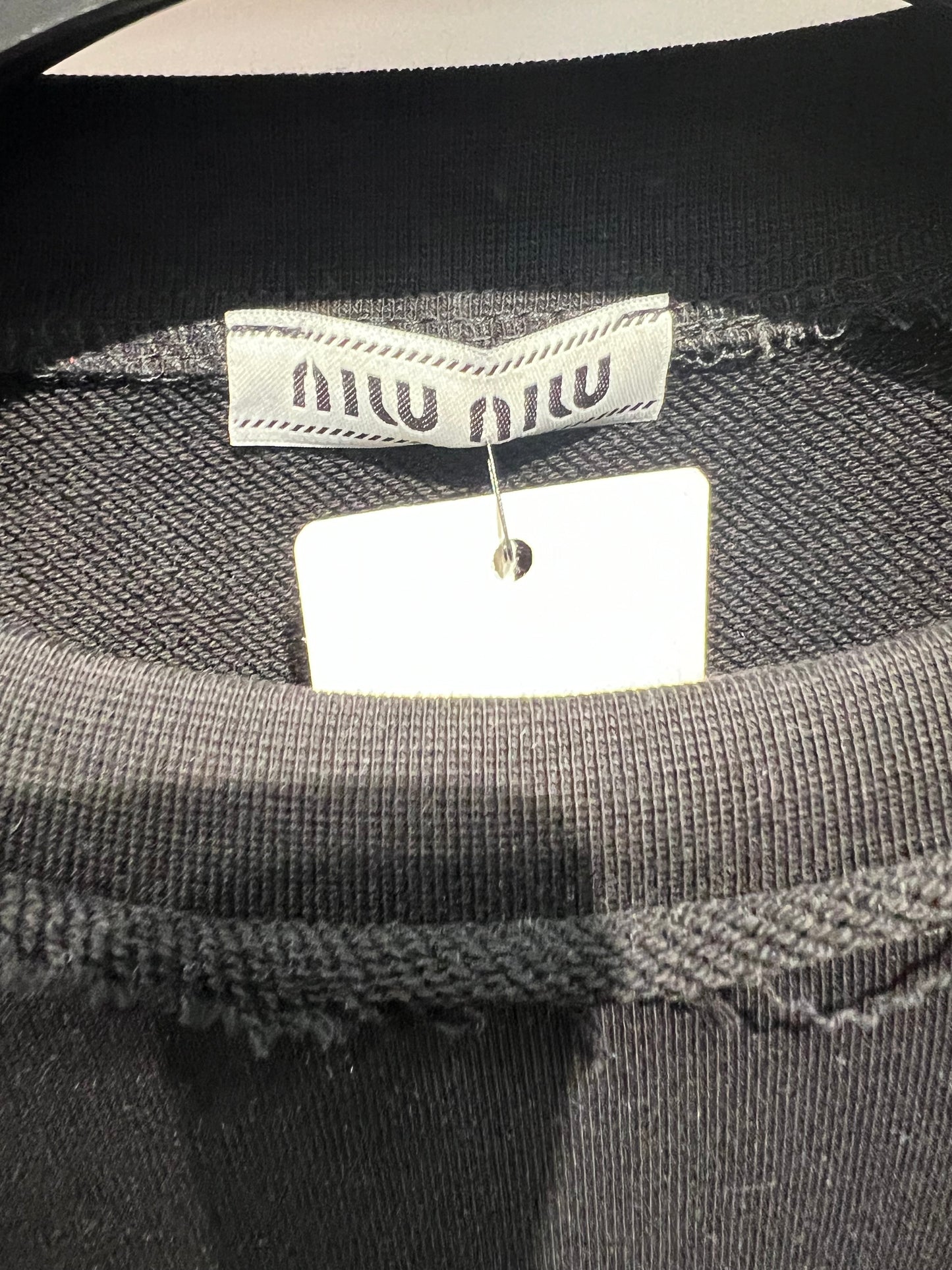 Miu miu Black Sweatshirt