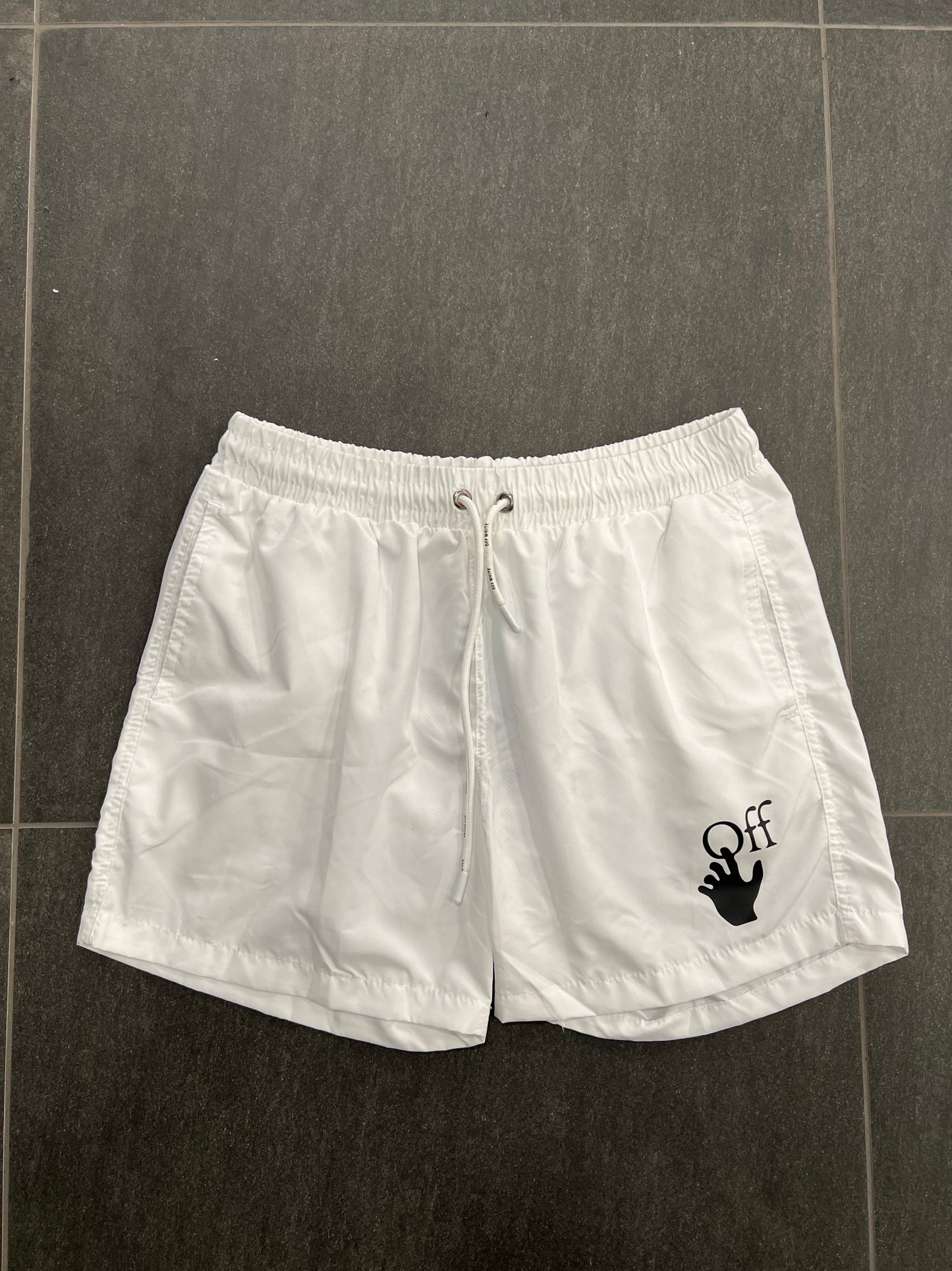 Off White Swim Shorts SKU-1