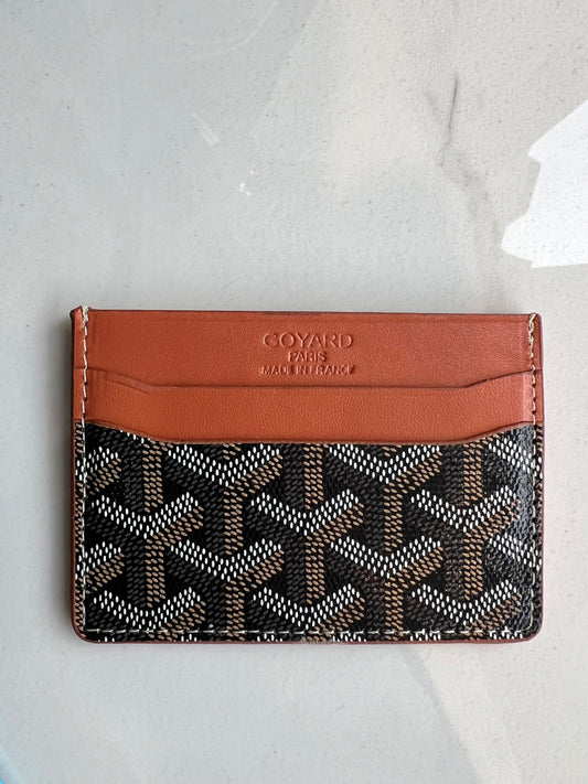 Goyard Card Holder Black/Brown