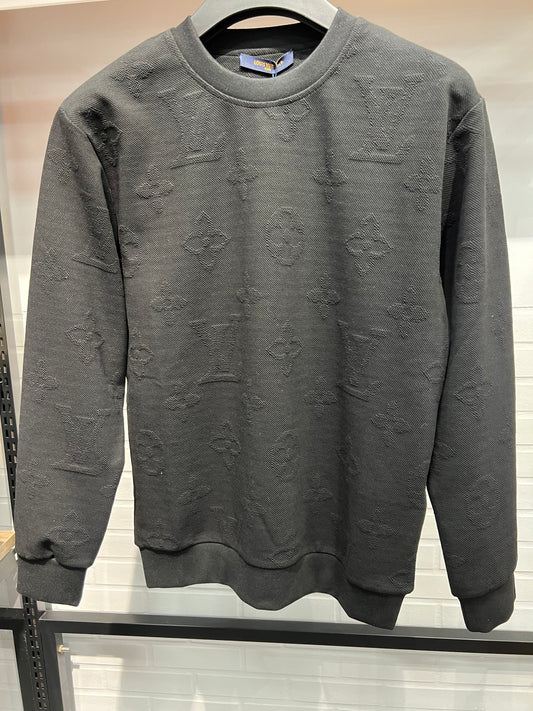 Lv Black Sweatshirt