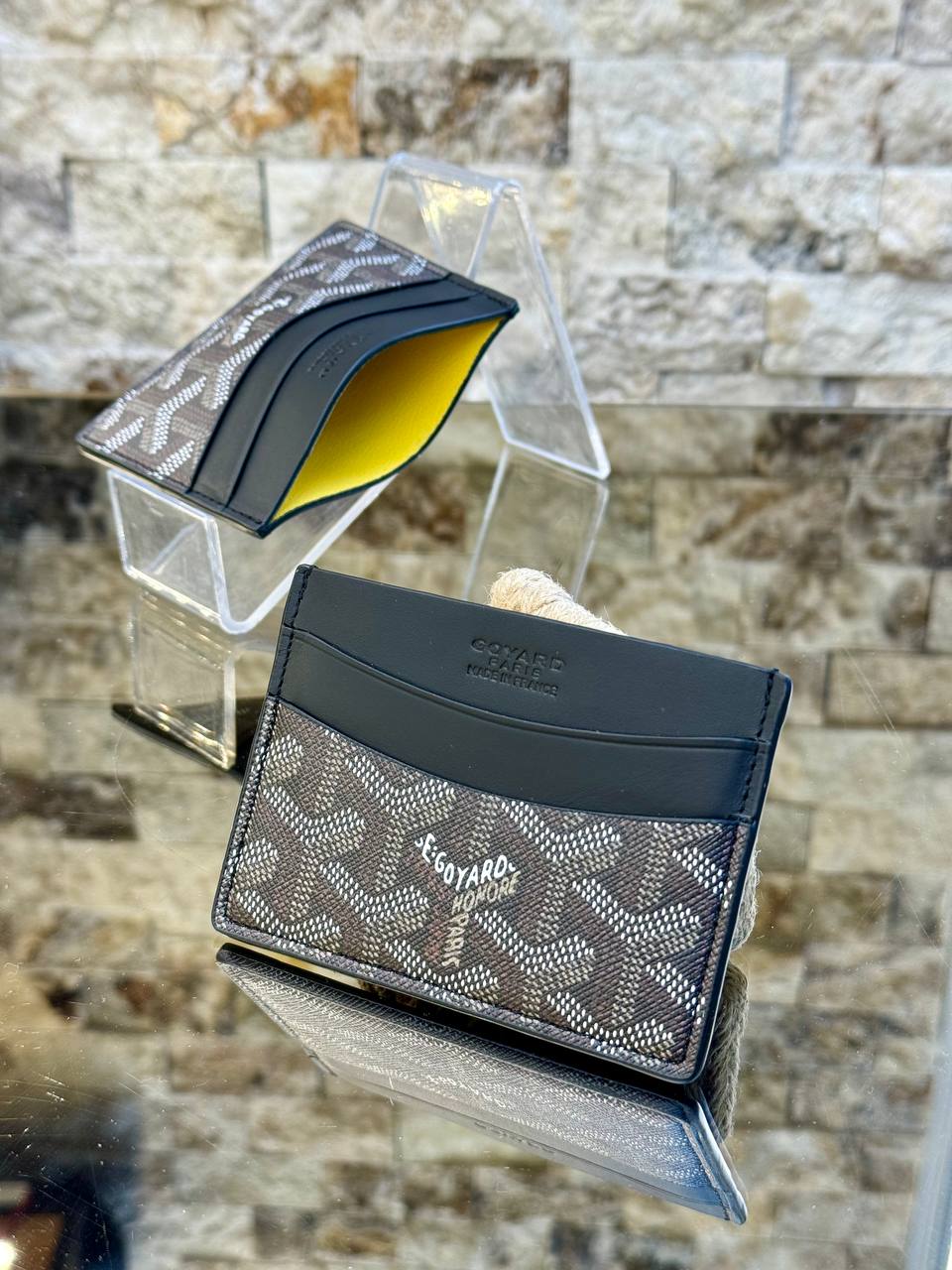 Goyard Card Holder Black