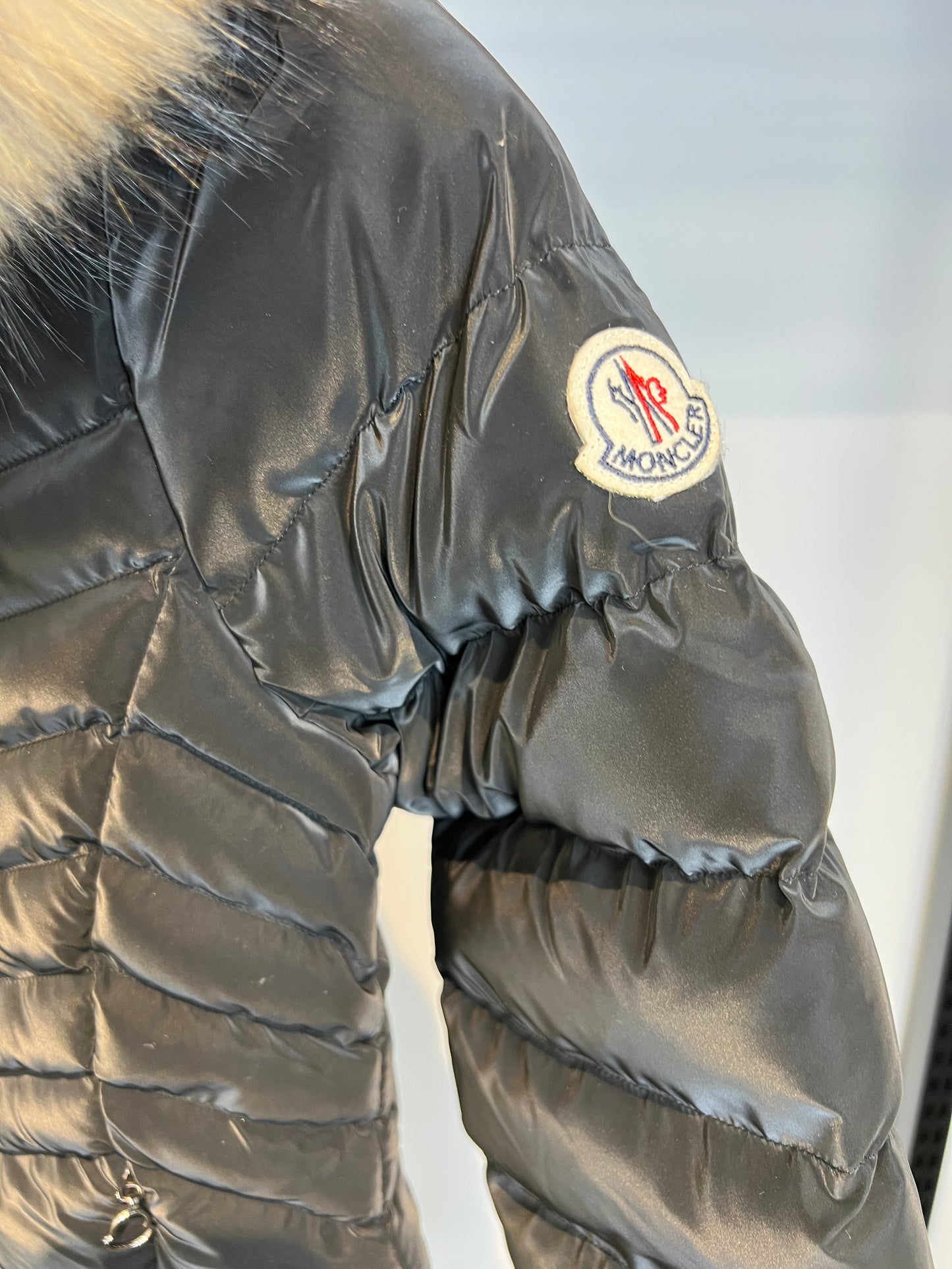 Moncler Black Velvet Puffer 