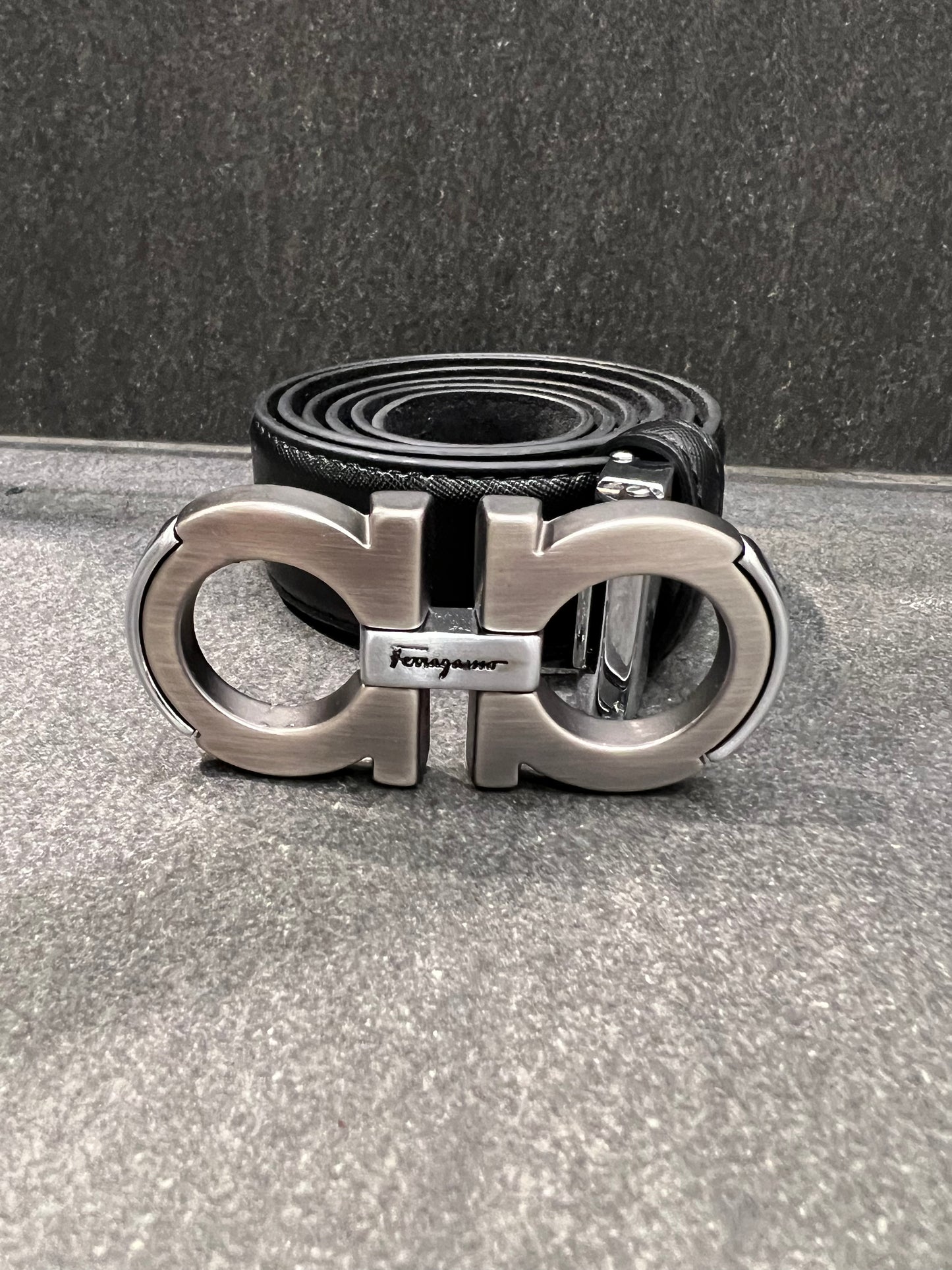 Feraggamo Belt Silver