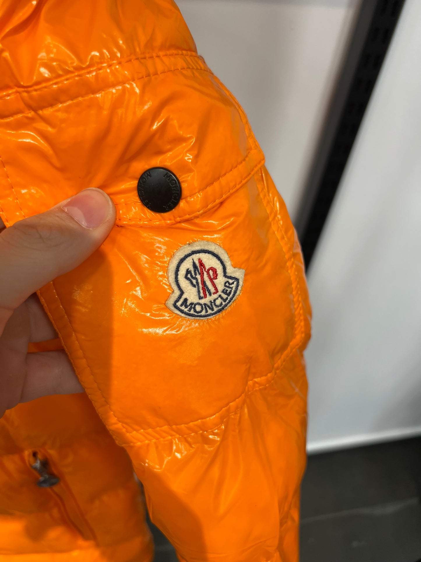 Moncler Maya Orange Puffer