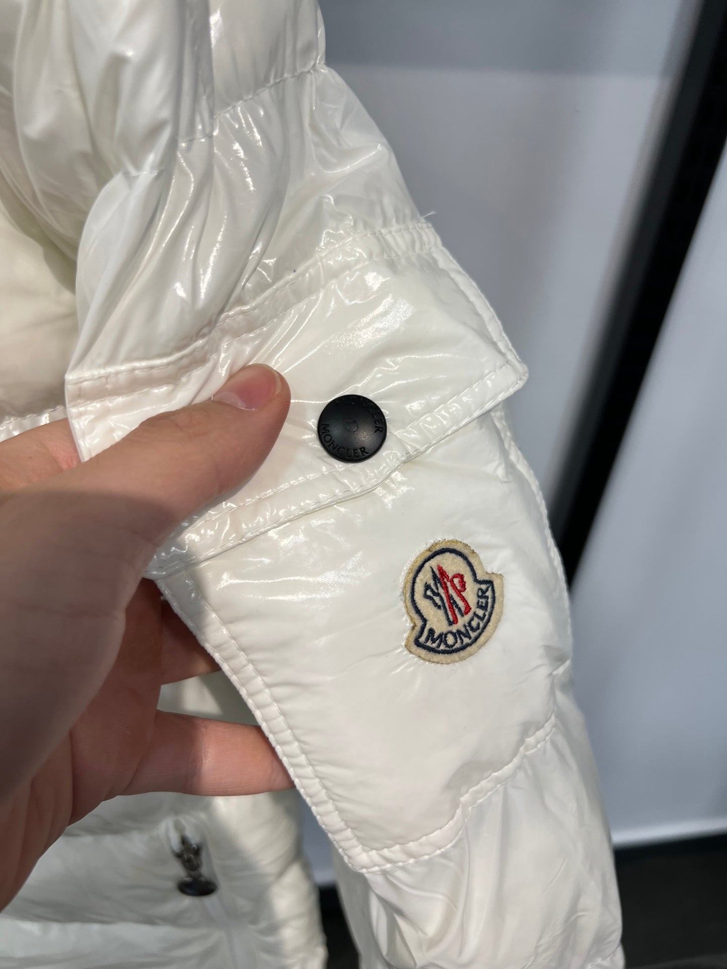 Moncler Maya White Puffer