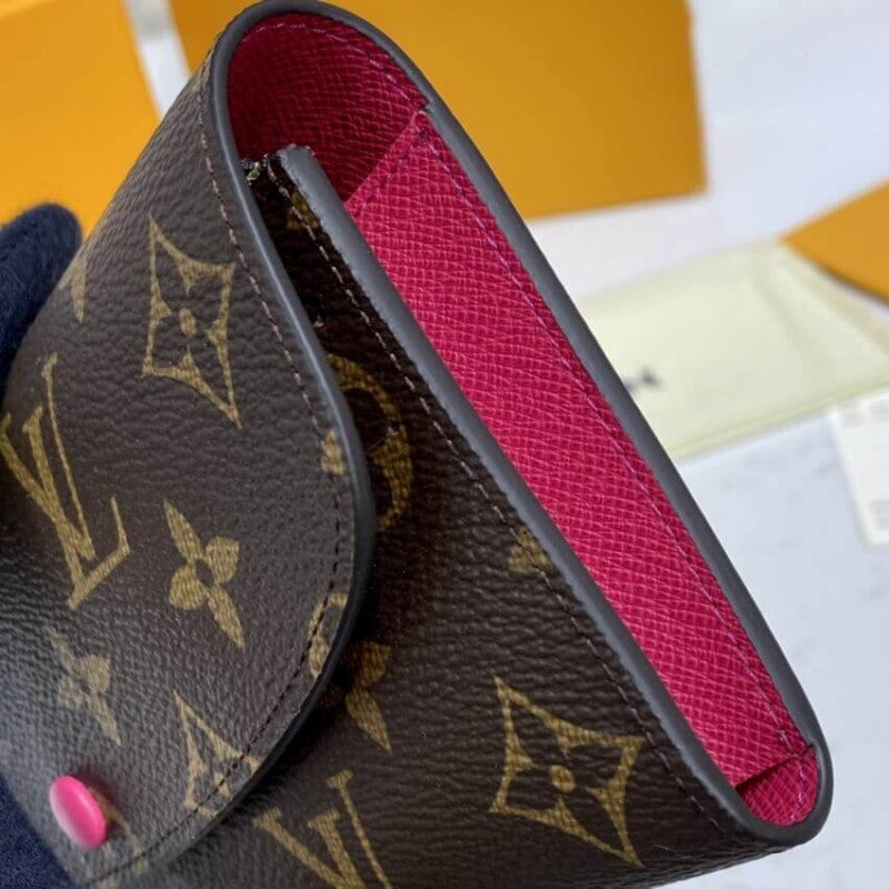 Lv Wallet Emilie Monogram Fuchsia